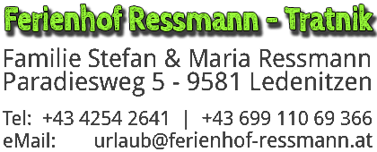Ferienhof Ressmann - Tratnik