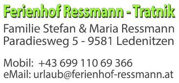Ferienhof Ressmann - Tratnik